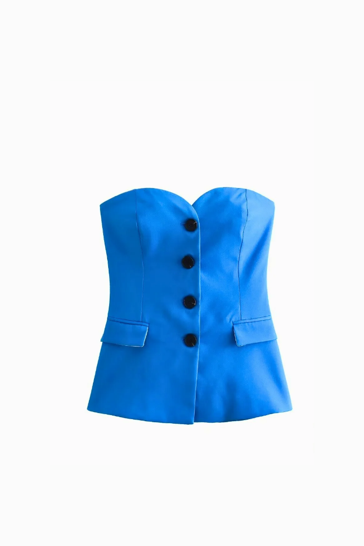 Haut bustier tailleur