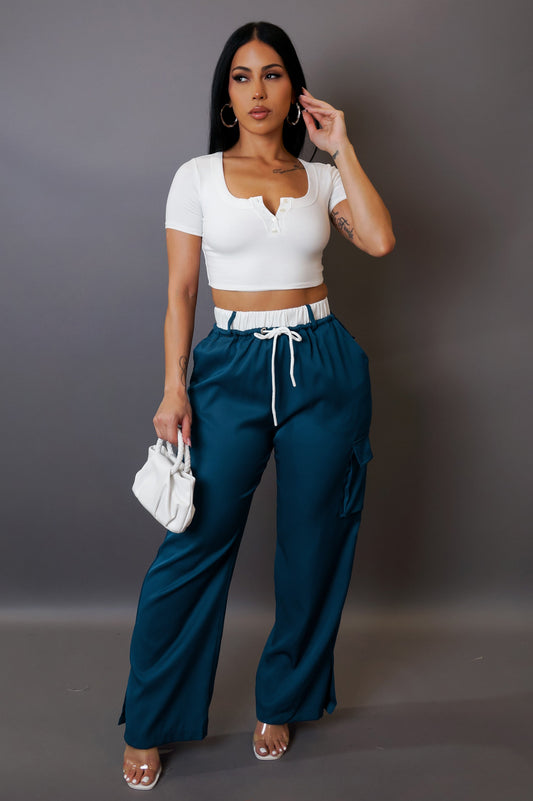 Pantalon cargo Naïma