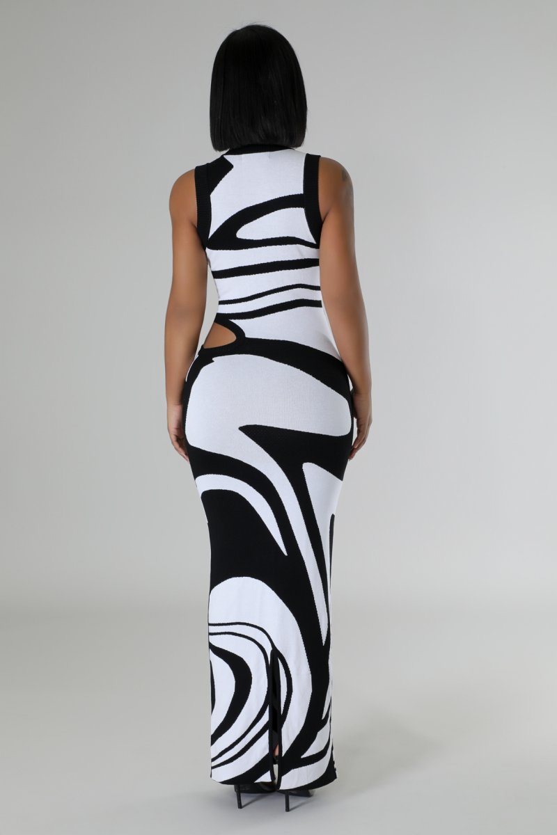 Robe longue en monochrome Nelsey.